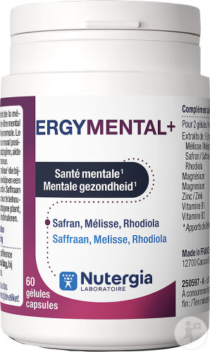 Nutergia ErgyMental+ 60 Gélules