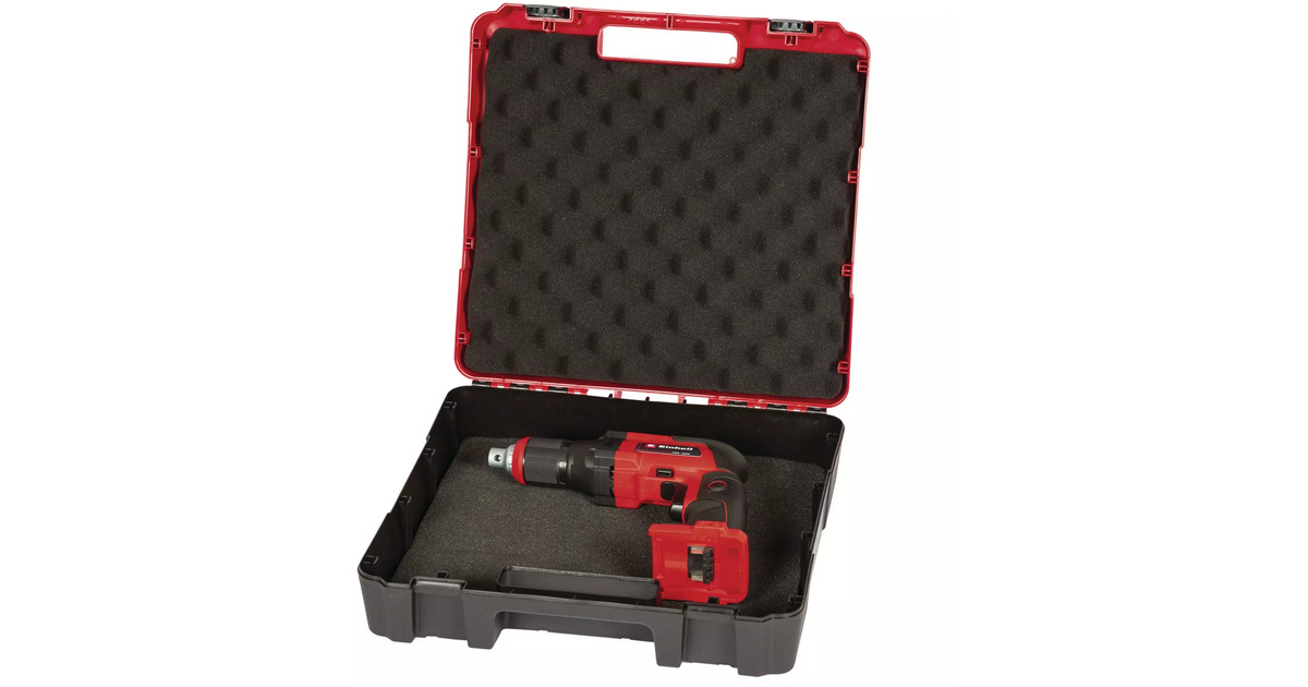 EINHELLDraadloze Gipsplaatschroevendraaier TE-DY 18 Li-Solo schroefboor  (Rood/zwart)