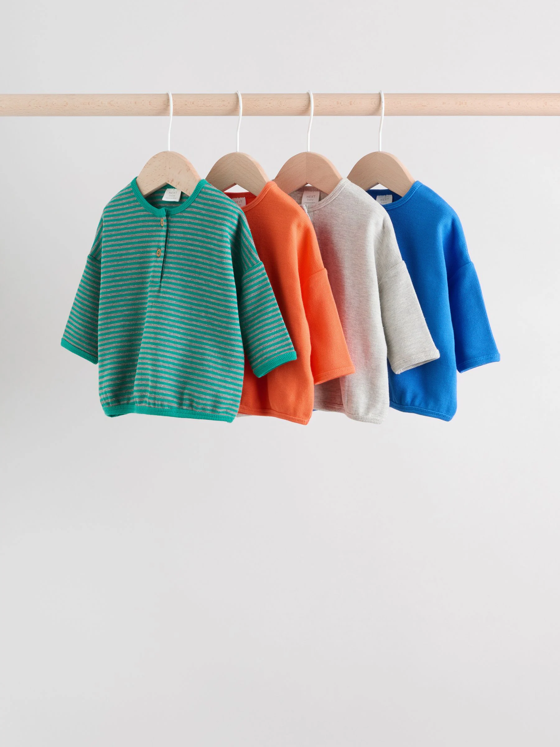 Licht - Baby T-shirts met lange mouwen 4 stuks (0mnd-2jr)