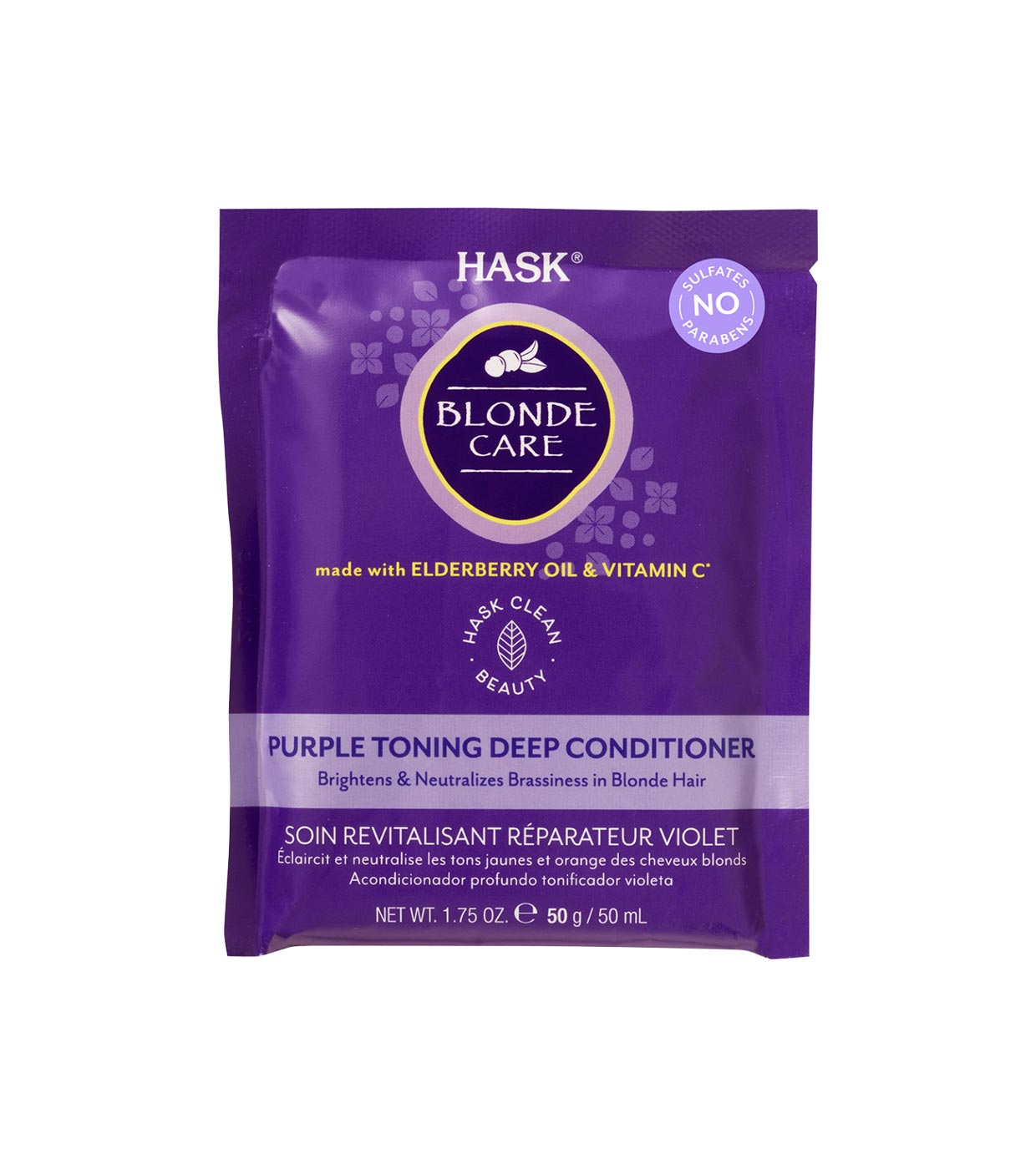 Hask - Condicionador Tonificante Profundo Violeta Blonde Care 50ml