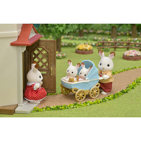 Sylvanian tvillinge barnevogn