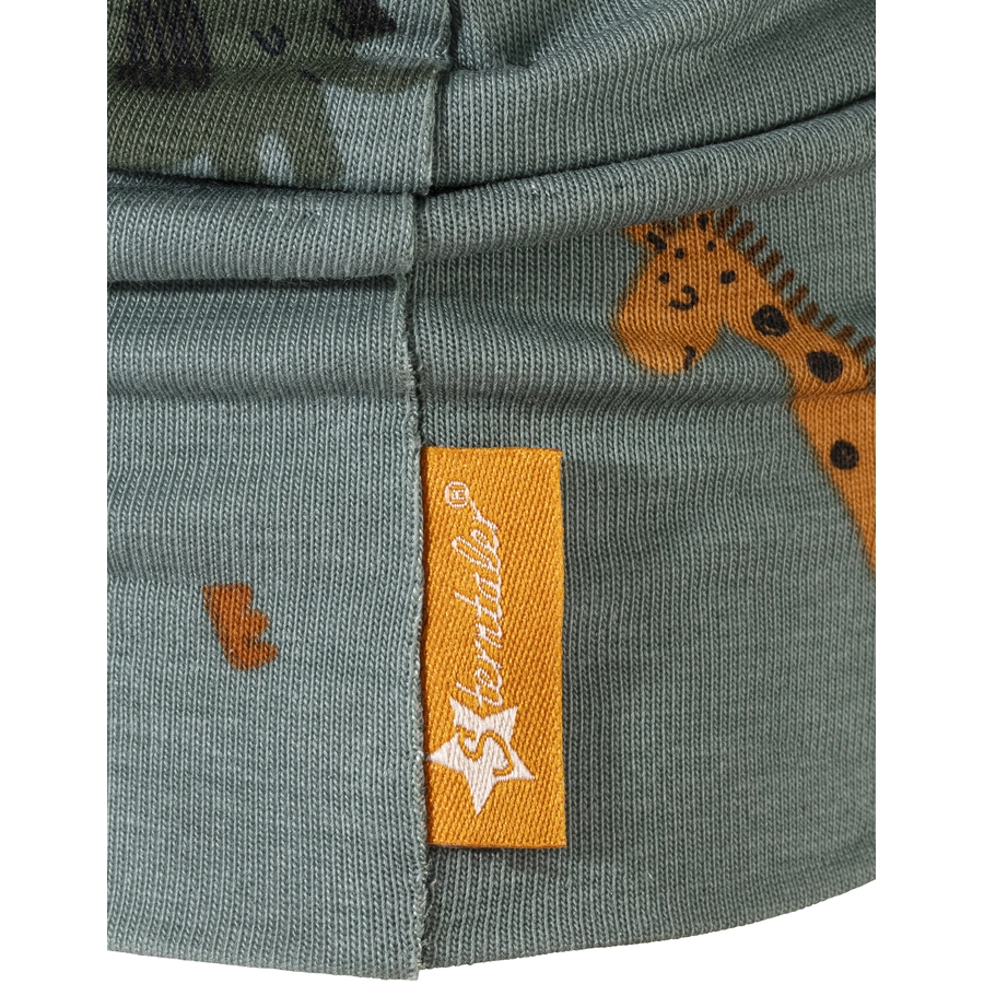 Sterntaler Slouch-Beanie Tiere mattgrün