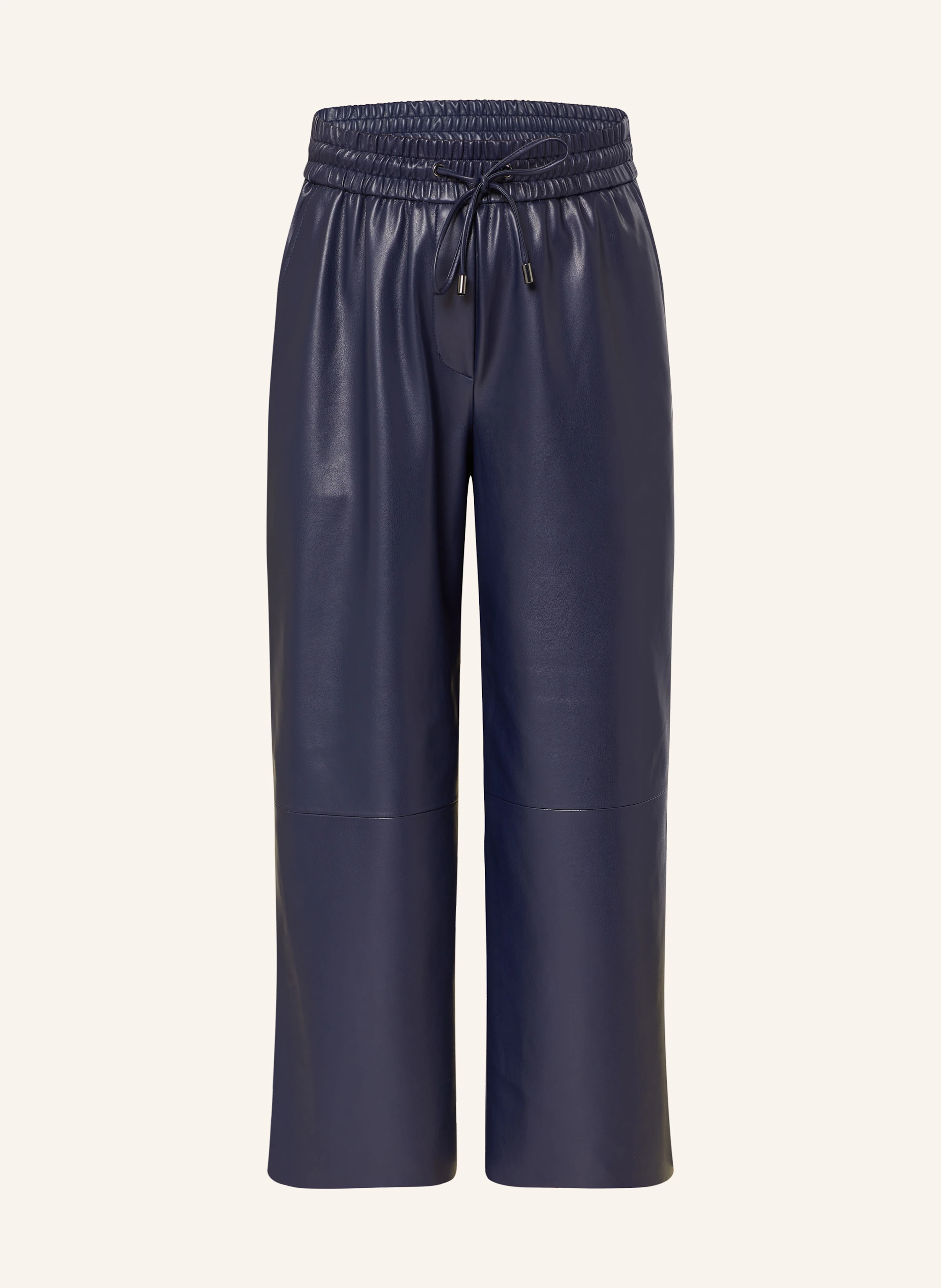 comma casual identity 7/8-Hose in Lederoptik