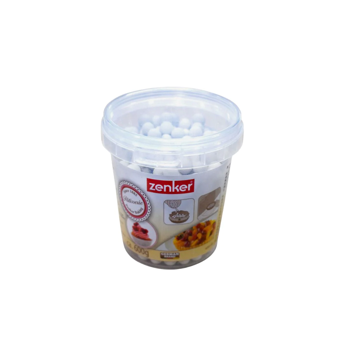 Lot de 2 seaux de billes de cuisson pour pâte sablée, pot de 600 gramm