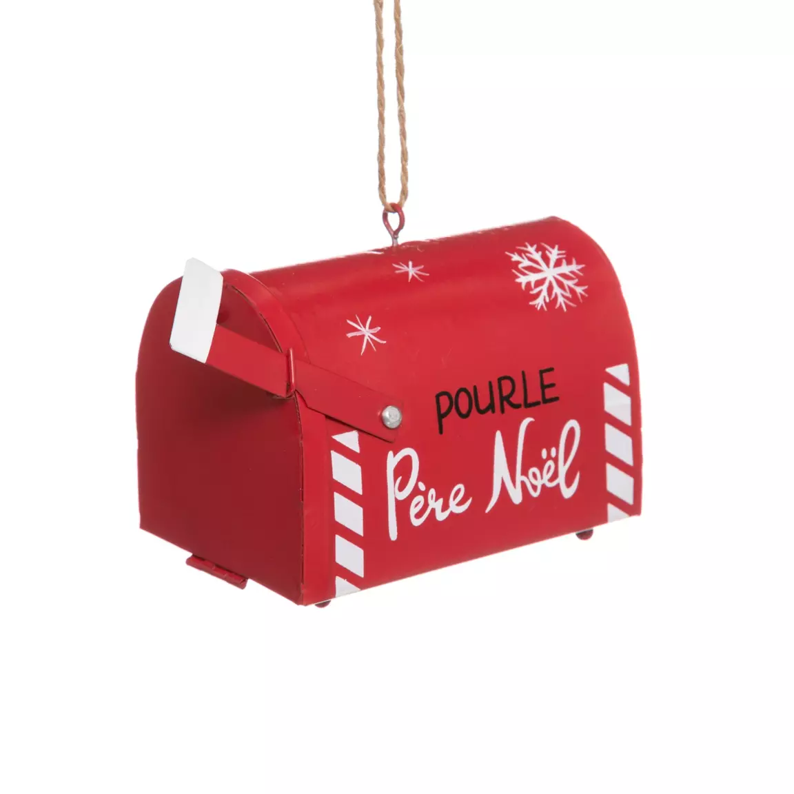 Suspension (H8 cm) Boite aux lettres Rouge