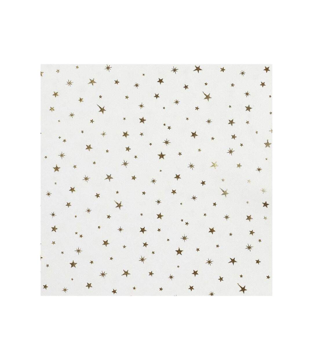 Paris Prix - Nappe Rectangulaire étoile 140x250cm Blanc