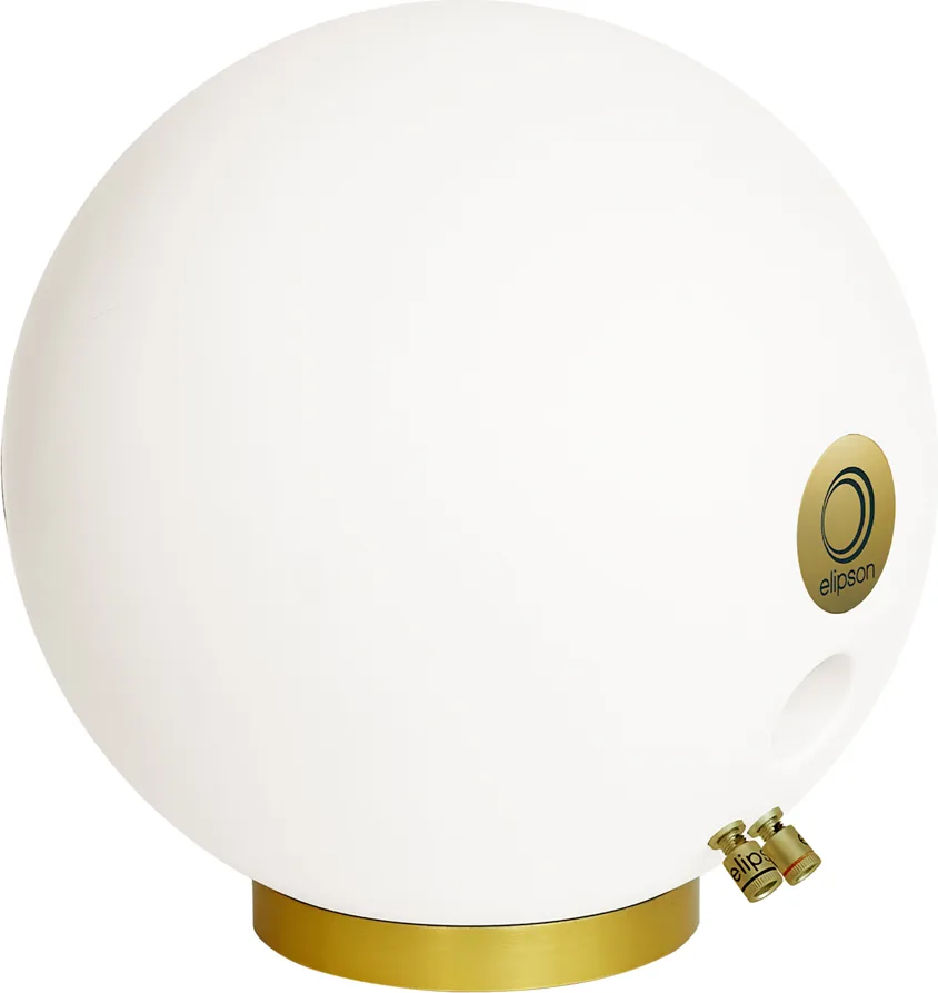 Elipson Planet L Performance 2.0 Blanc mat Gold (la paire) Enceintes bibliothèque