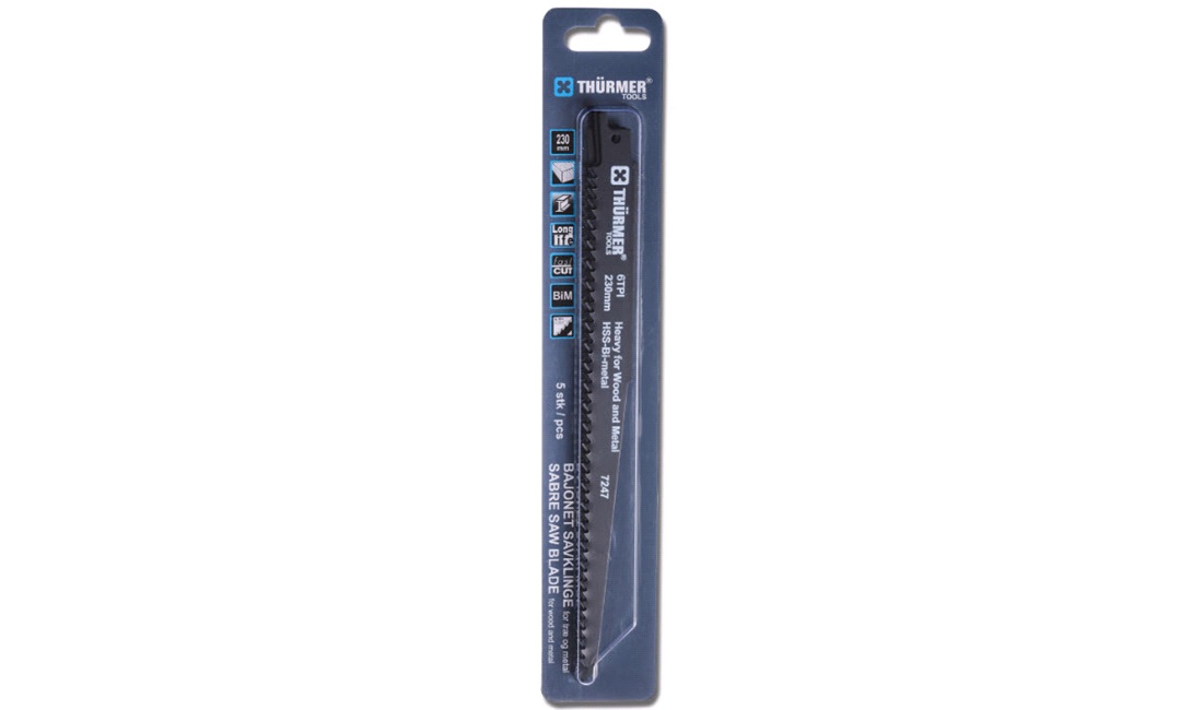 Klinger bajonetsav træ/metal/plast 5 stk
