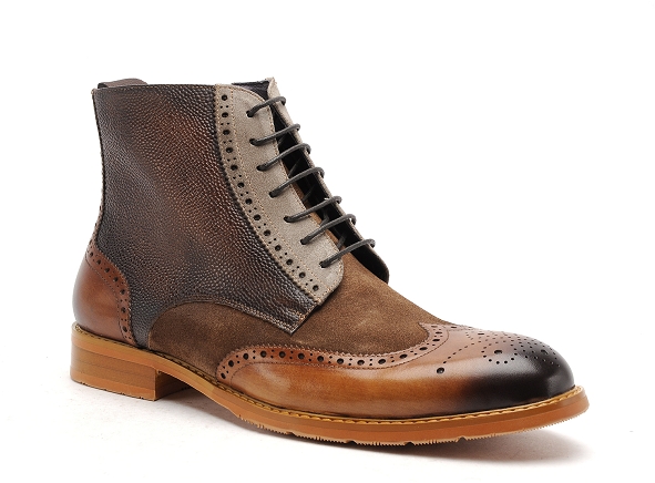 Kdopa boots bottine homme a marron