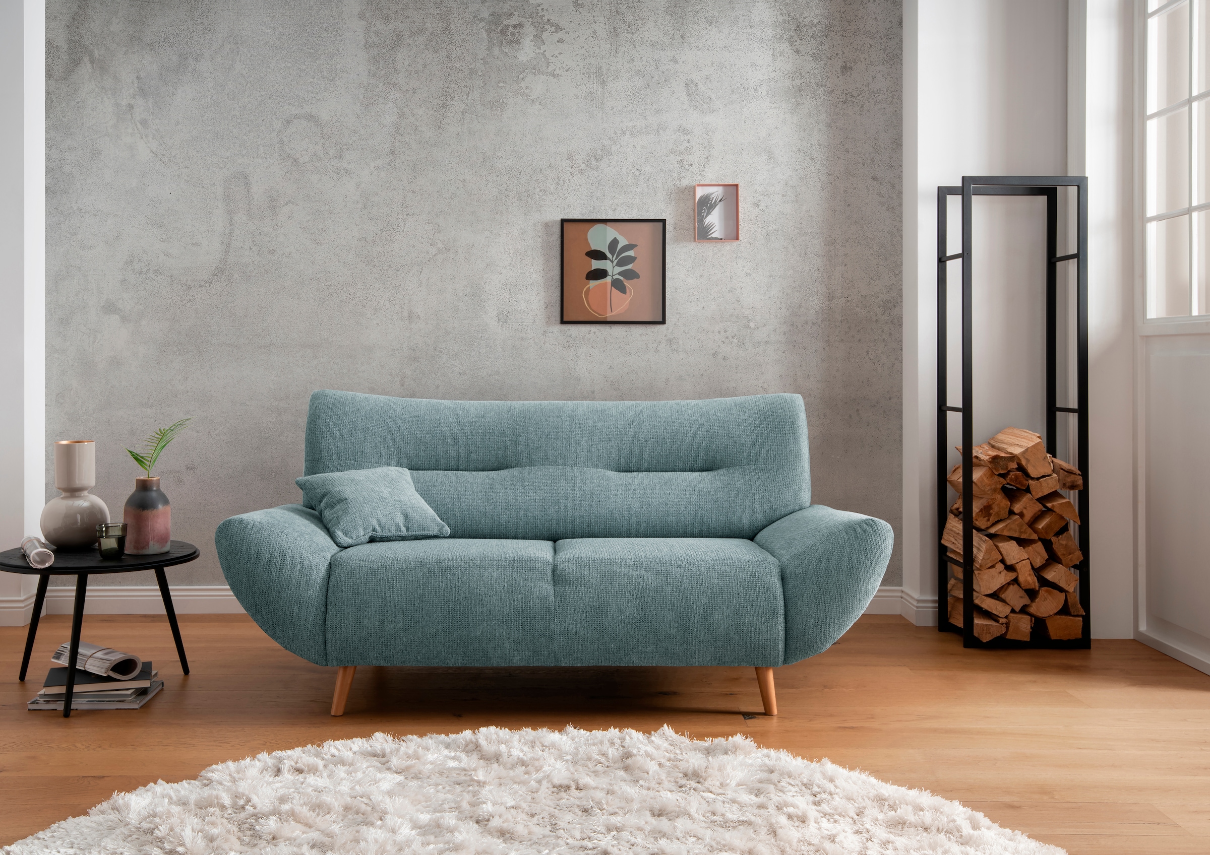 INOSIGN Polstergarnitur »Drago elegant und zeitlos, komfortabel, moderne Formensprache« Set, 3-Sitzer, 2-Sitzer und Sessel, 3 Stk. tlg. als Sessel/Polsterecke erhältlich, versch. Stoffe, inkl. 2 Zierkissen