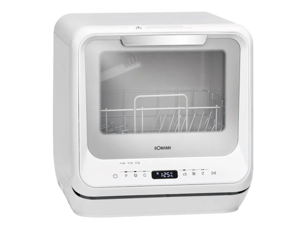 Bomann TSG 5701 - Bordpvaskemaskine - bredde: 42 cm - dybde: 43.5 cm - højde: 43.5 cm - hvid