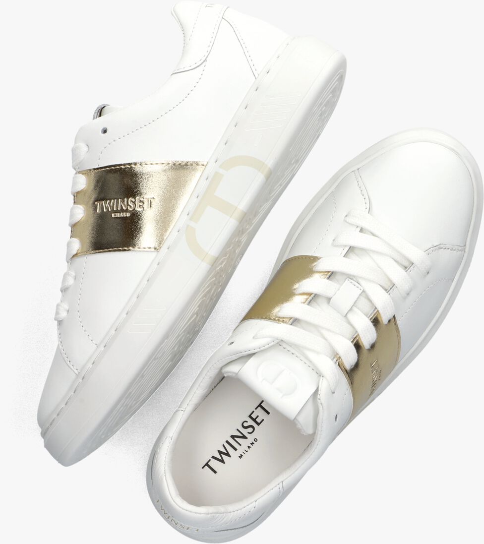 TWINSET MILANO witte twinset milano lage sneakers 241tcp010