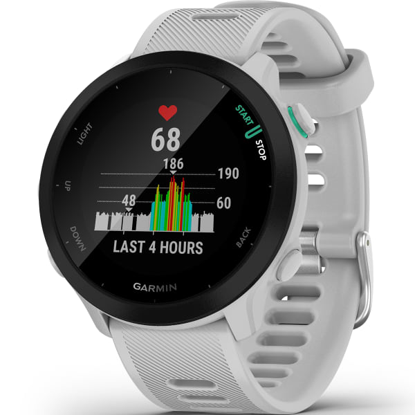 Montre cardio GPS GARMIN FORERUNNER 55 WHITESTONE
