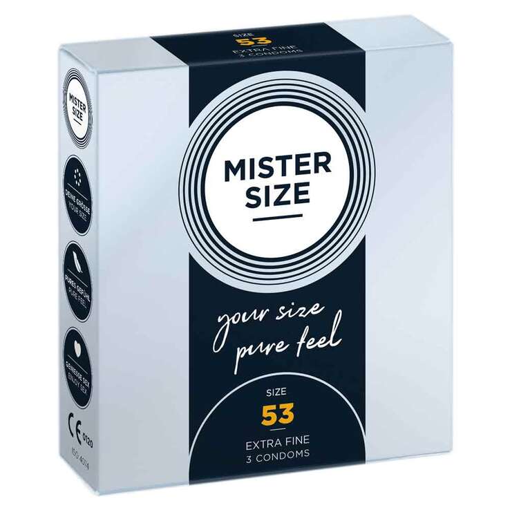 MISTER SIZE 53 Kondome, 3 St