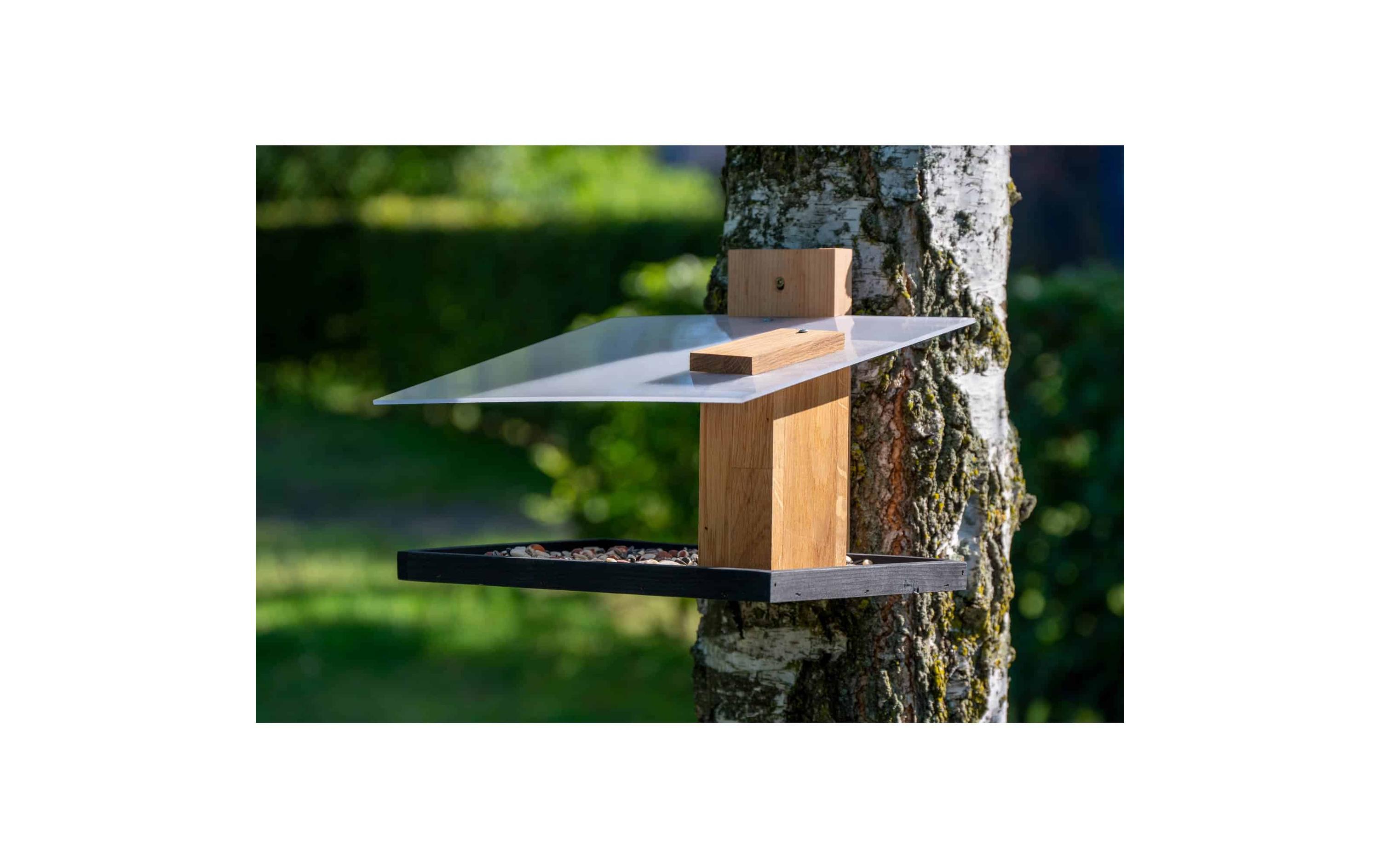 Design-Vogelfutterhaus Futura I, 35 x 24 x 22 cm, HolzFutterstation für Wildvögel