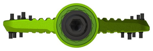 OneUp Paire de Pédales Aluminium Vert