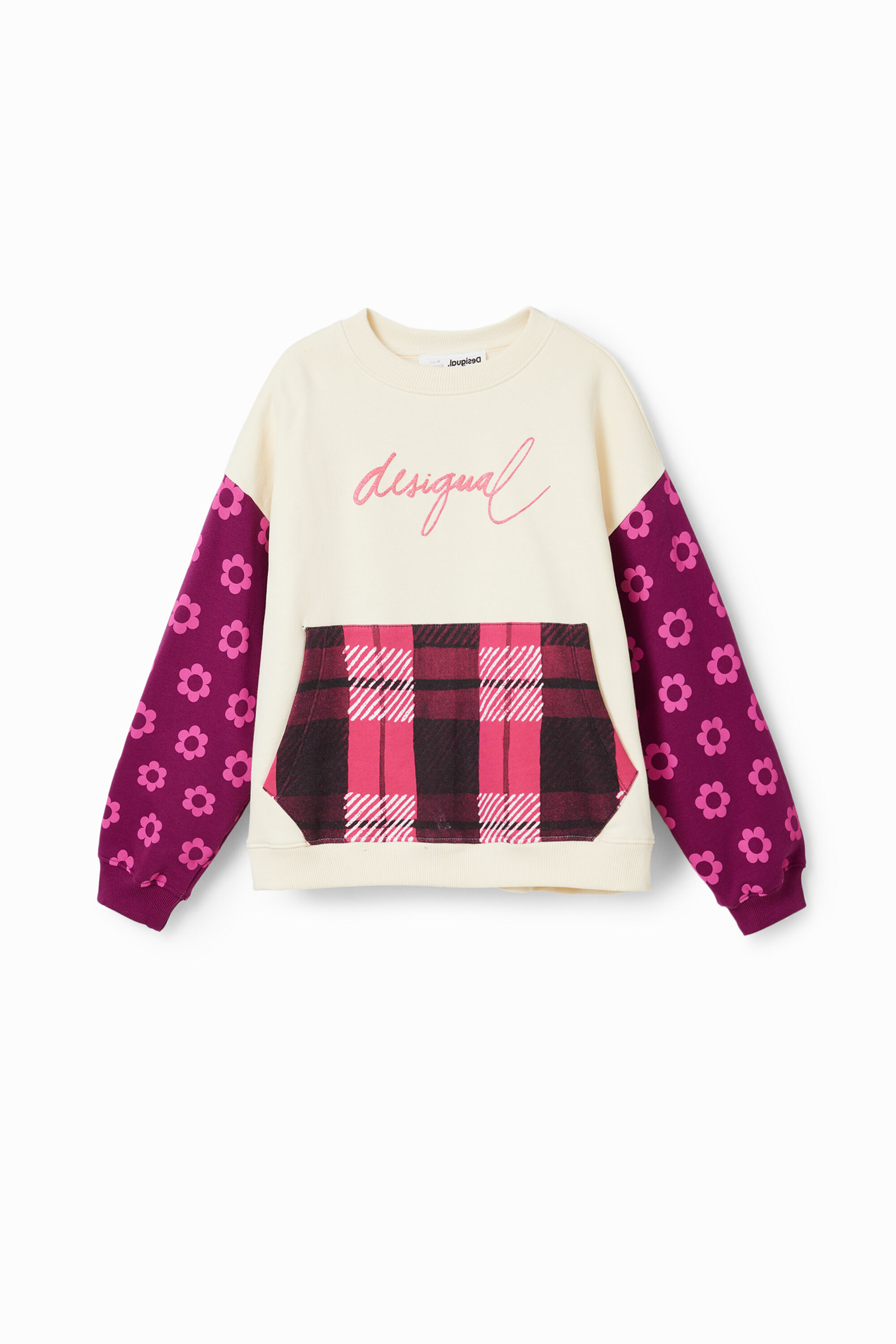 moletom xadrez floral