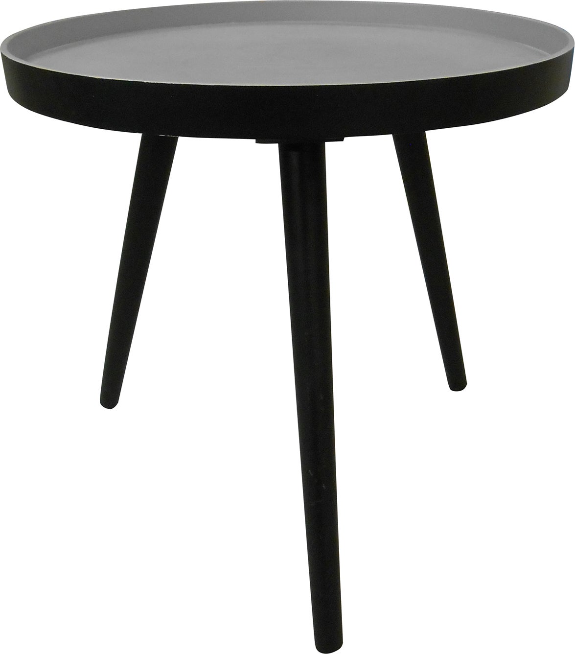 WOOOD bijzettafel Sasha zwart D 41 H 41 cm