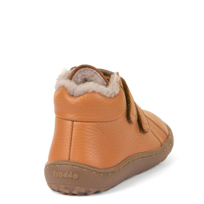 Froddo Froddo Barefoot Winter Furry Fourrées Cognac