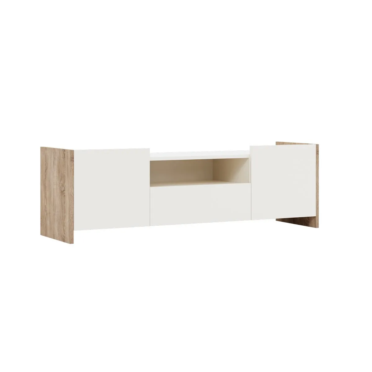 EPIKASA Meuble TV Cora 160 cm - Sonoma