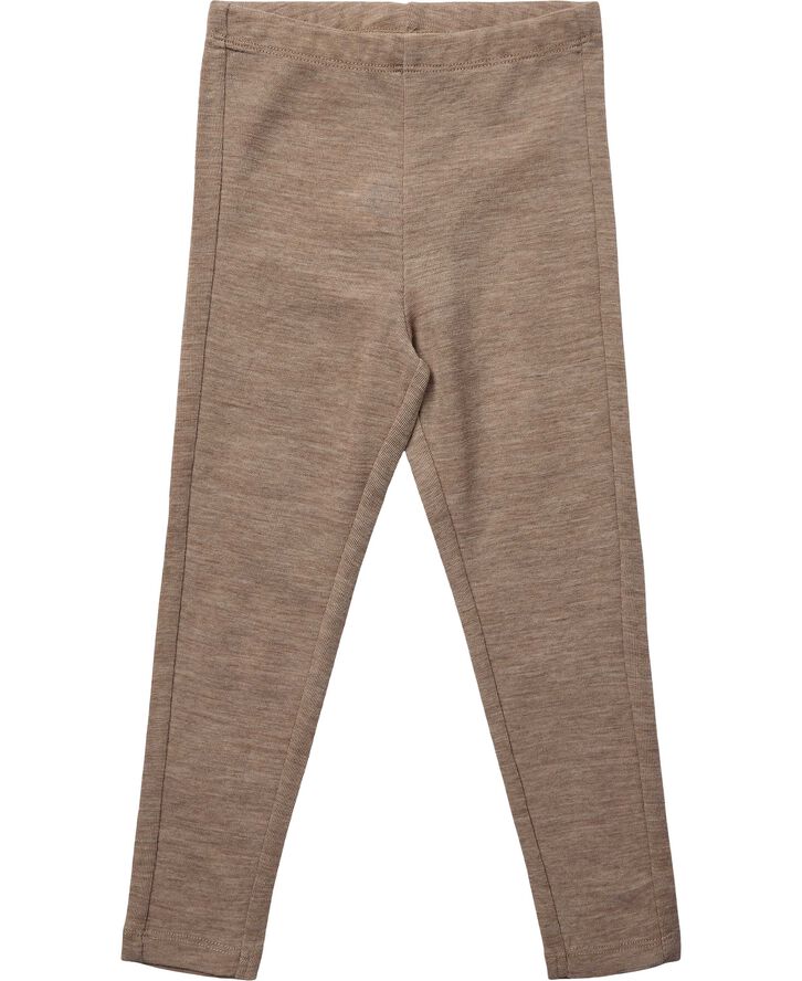 Magasin du Nord Collection Woola 4 leggings - RWS Merino Wool Khaki melange