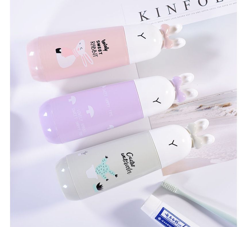 Honeyfluff - Konijnen reistandenborstel etui
