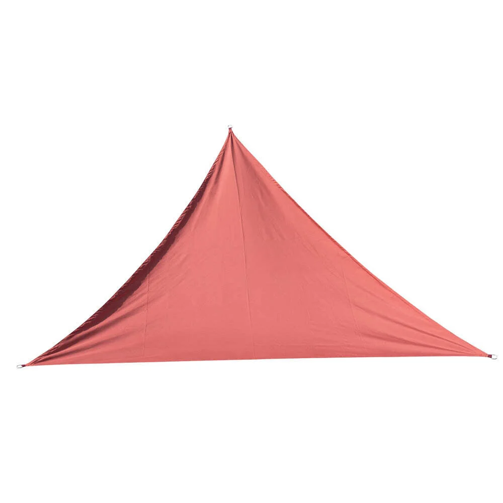 Voile d’ombrage triangulaire Delta rouge 200x200 cm