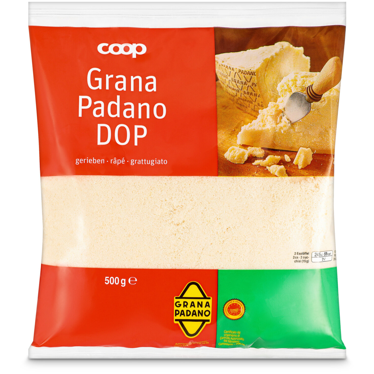 Grana Padano Reibkäse DOP