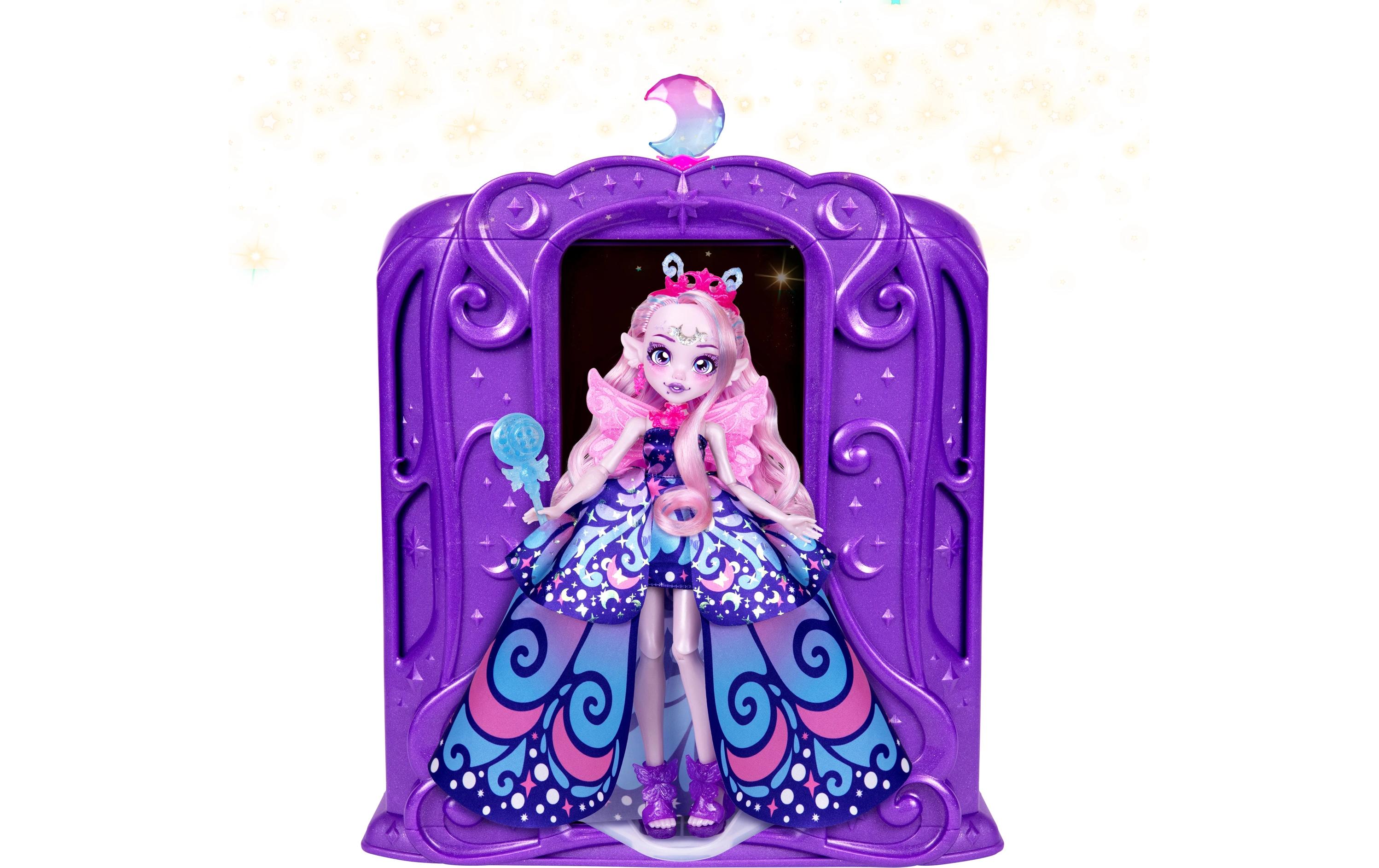 Magic Mixies Pixie Supremes Fashion Doll LunaBewegliche Butterfly-Pixling-Puppe mit ihrem magischen Spiegel
