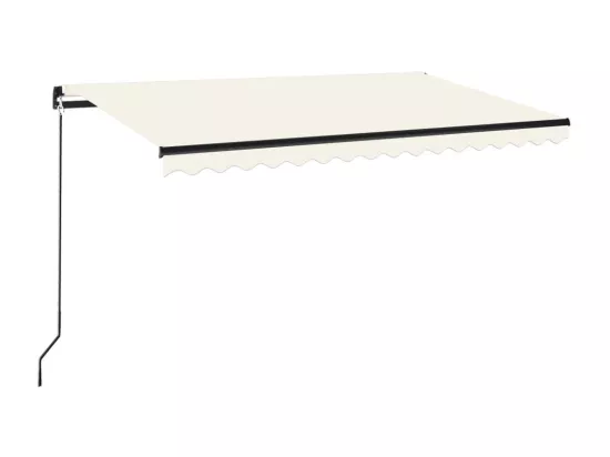 Auvent manuel rétractable 450x350 cm Crème
