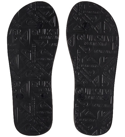 Quiksilver Flip Flops - Java Wordmark - Schwarz/Weiß