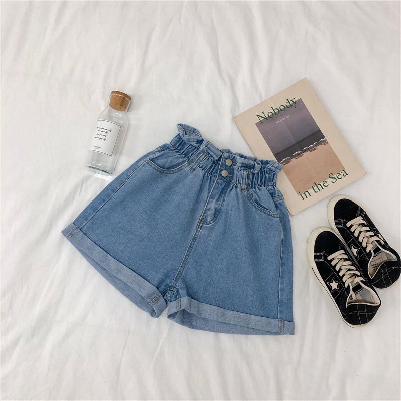 Gilmort - Paperbag Denim Shorts