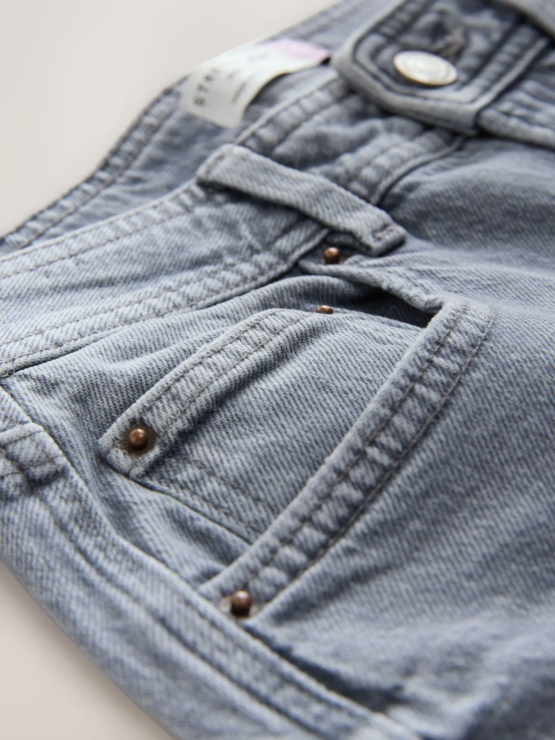 Grijs - Mom comfort stretch jeans