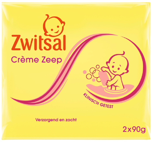 Zwitsal Crème Zeep Baby 180g