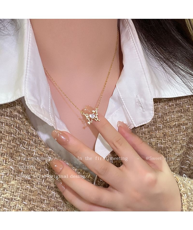 LIVSIA - Vlinder CZ Ketting