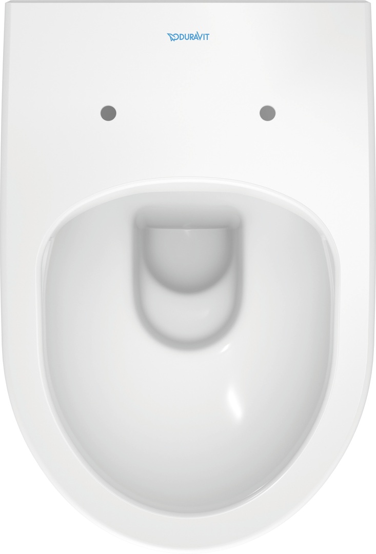 Duravit No. 1 randloos toilet met softclose zitting wit glans