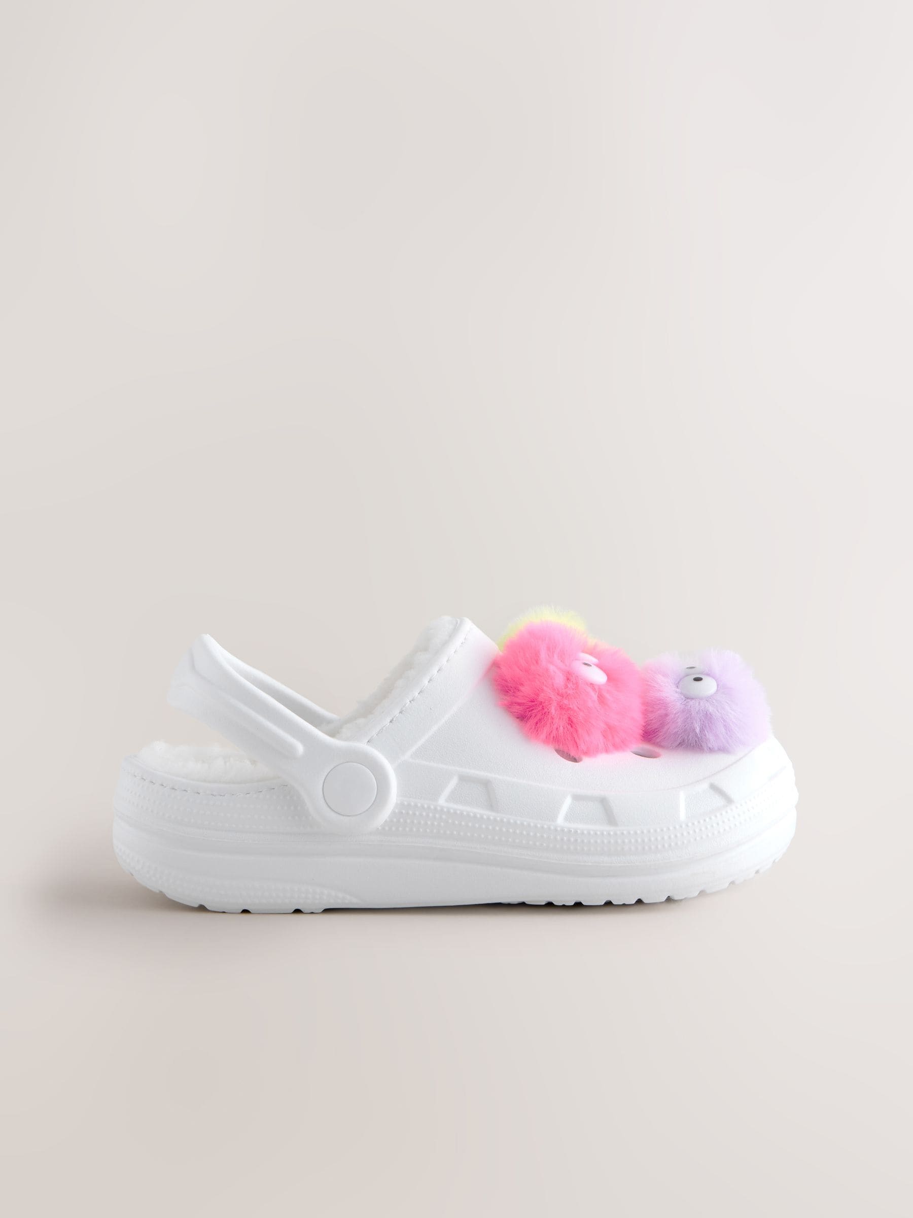 Wit monster - Pantoffelklompen