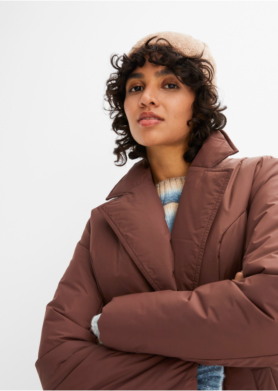 Trench-coat matelassé