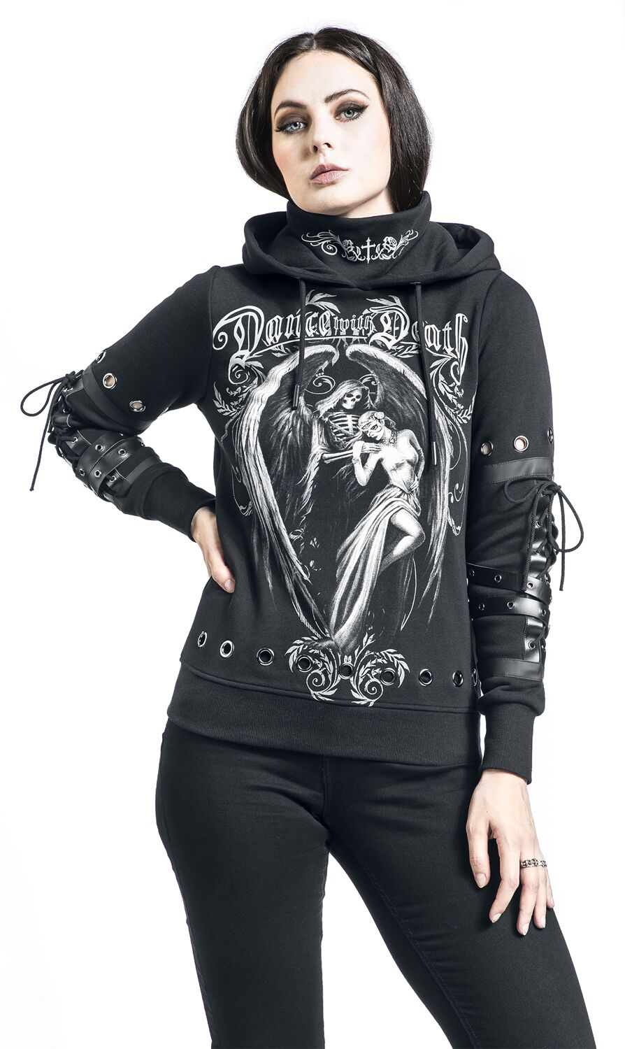 Gothicana X Anne Stokes - Sweat À Capuche Avec Imprimé & Détails | Gothicana by EMP Sweat-shirt à capuche