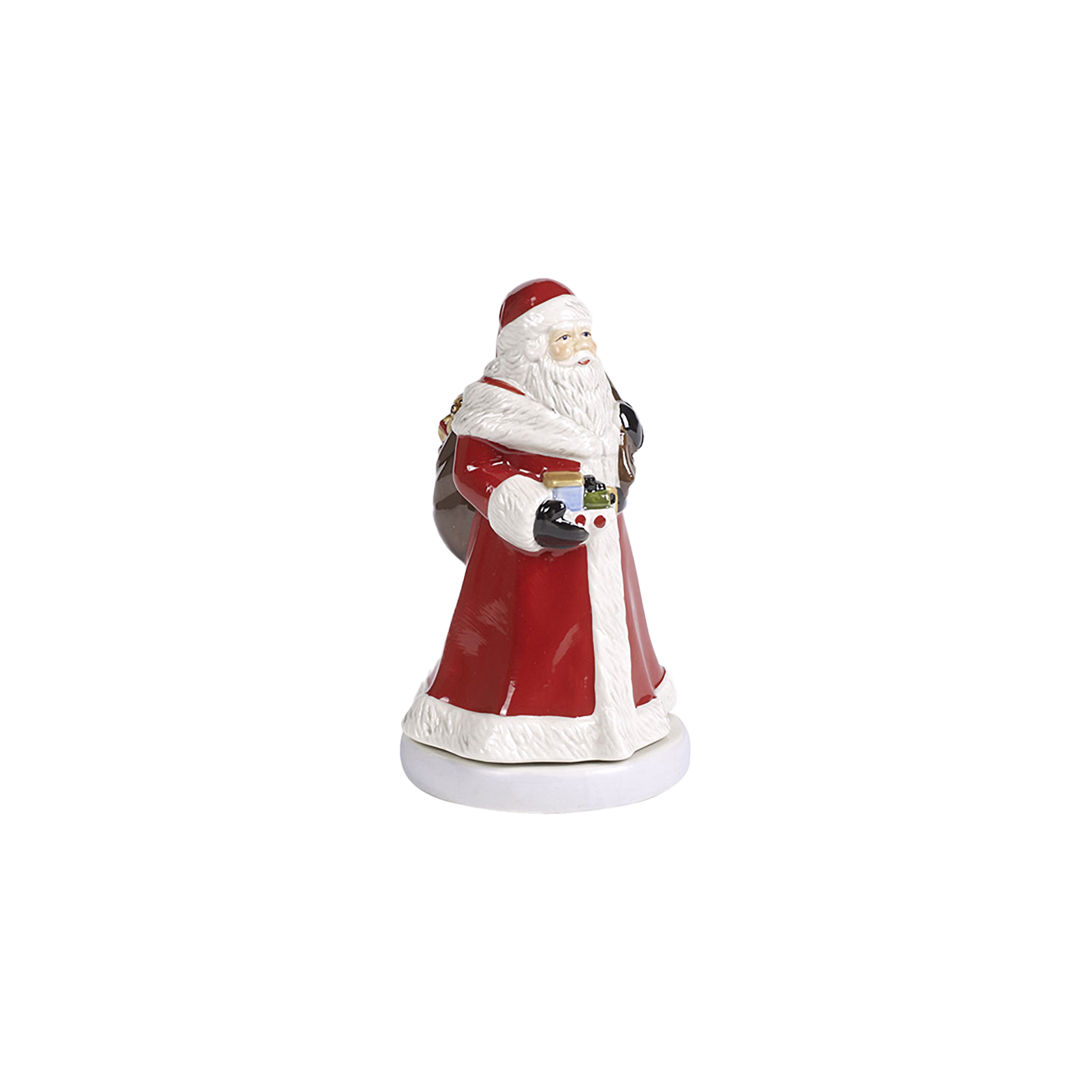 Nostalgic Melody Christmas music box Red, 3.5'' x 3.4'' x 6''