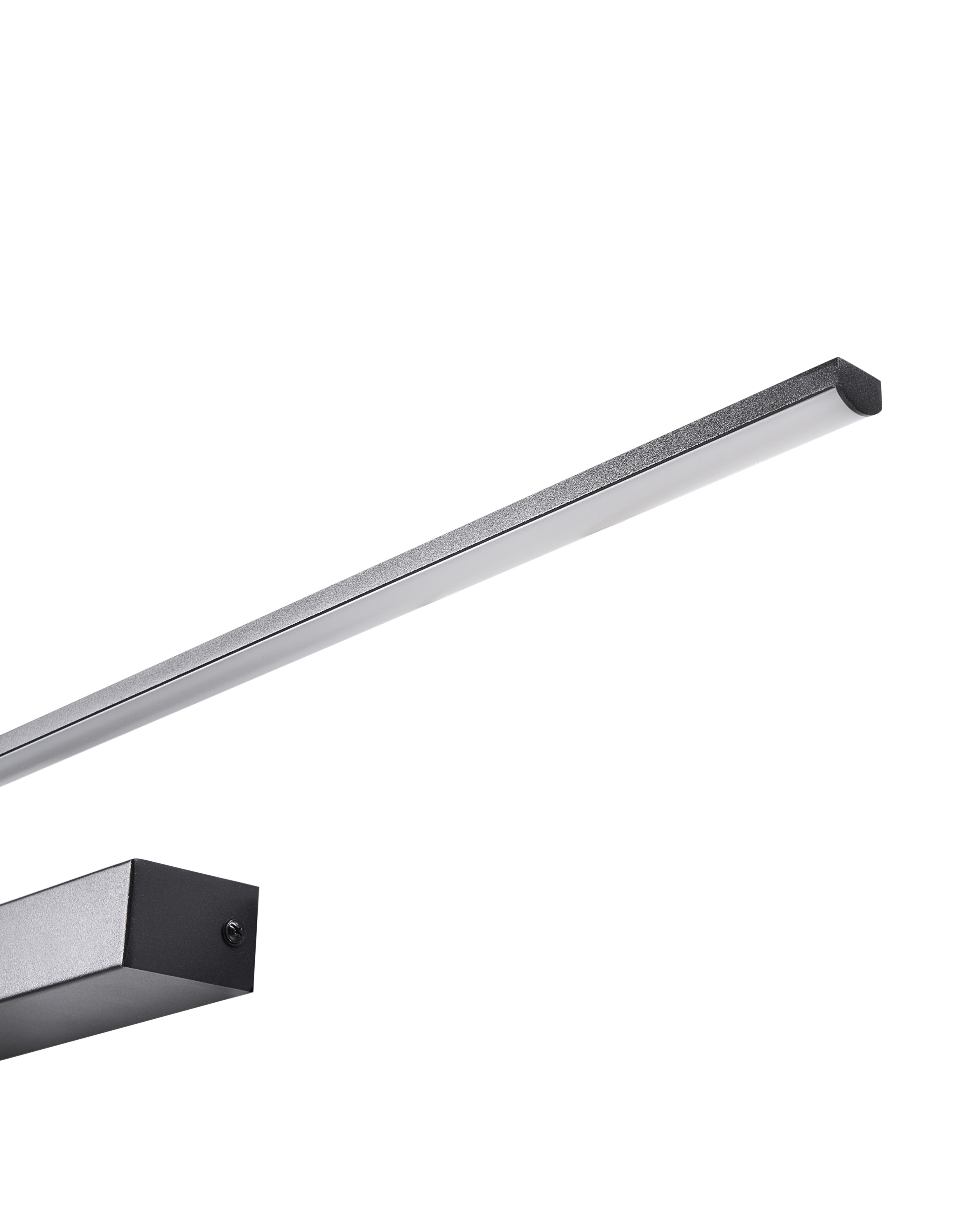 LED schilderij- en spiegelverlichting NOCEDA Metaal Zwart