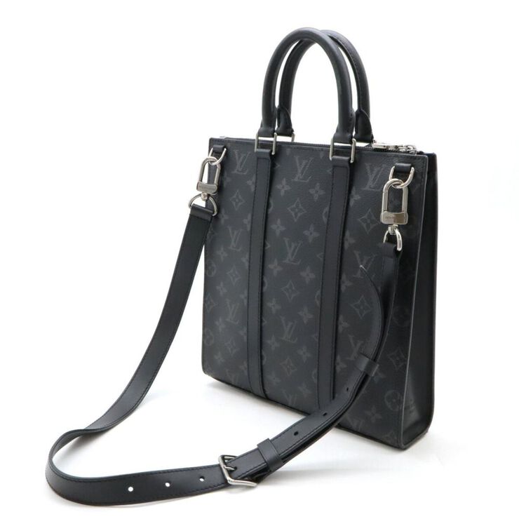 Louis Vuitton Vintage Louis Vuitton Sac Plat Black