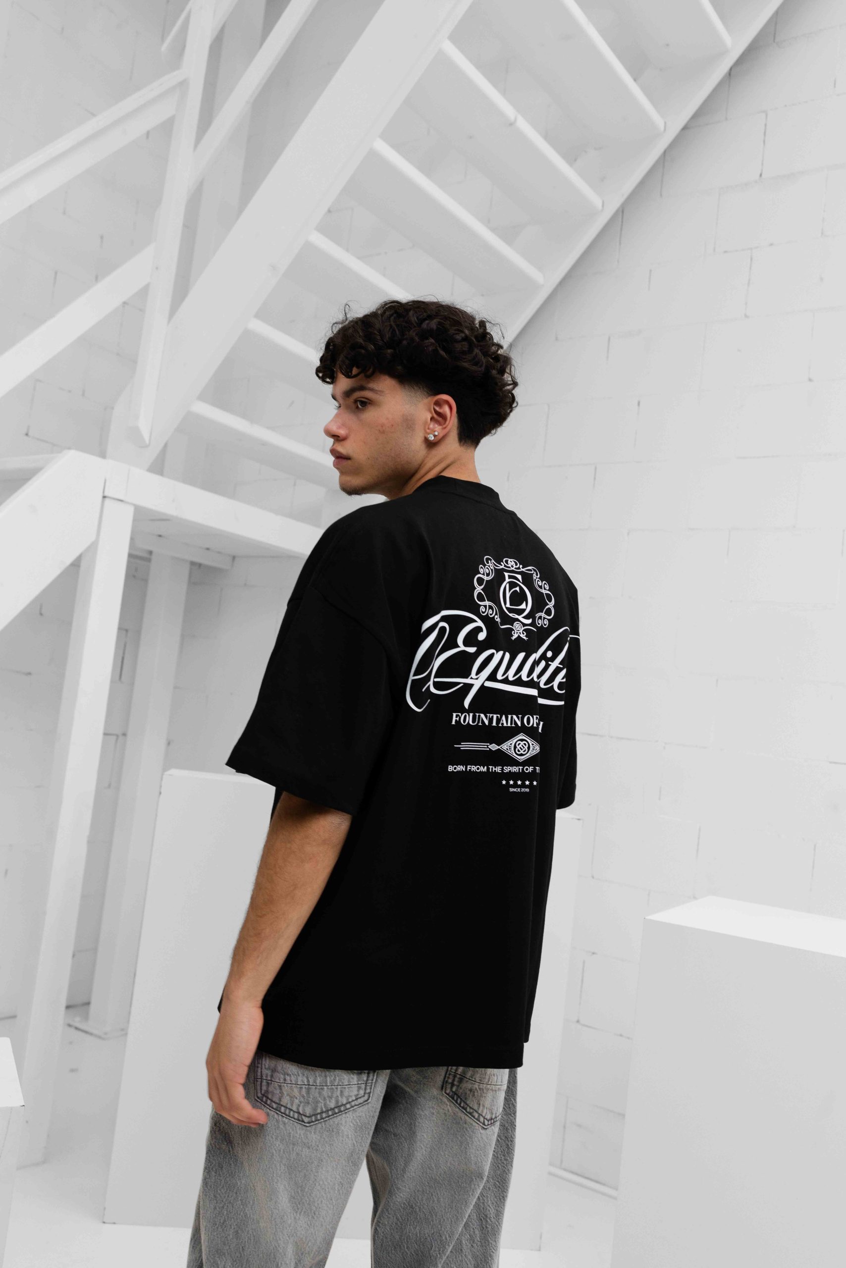 Equalité Yuki Boxy T-Shirt 2.0 Heren Zwart