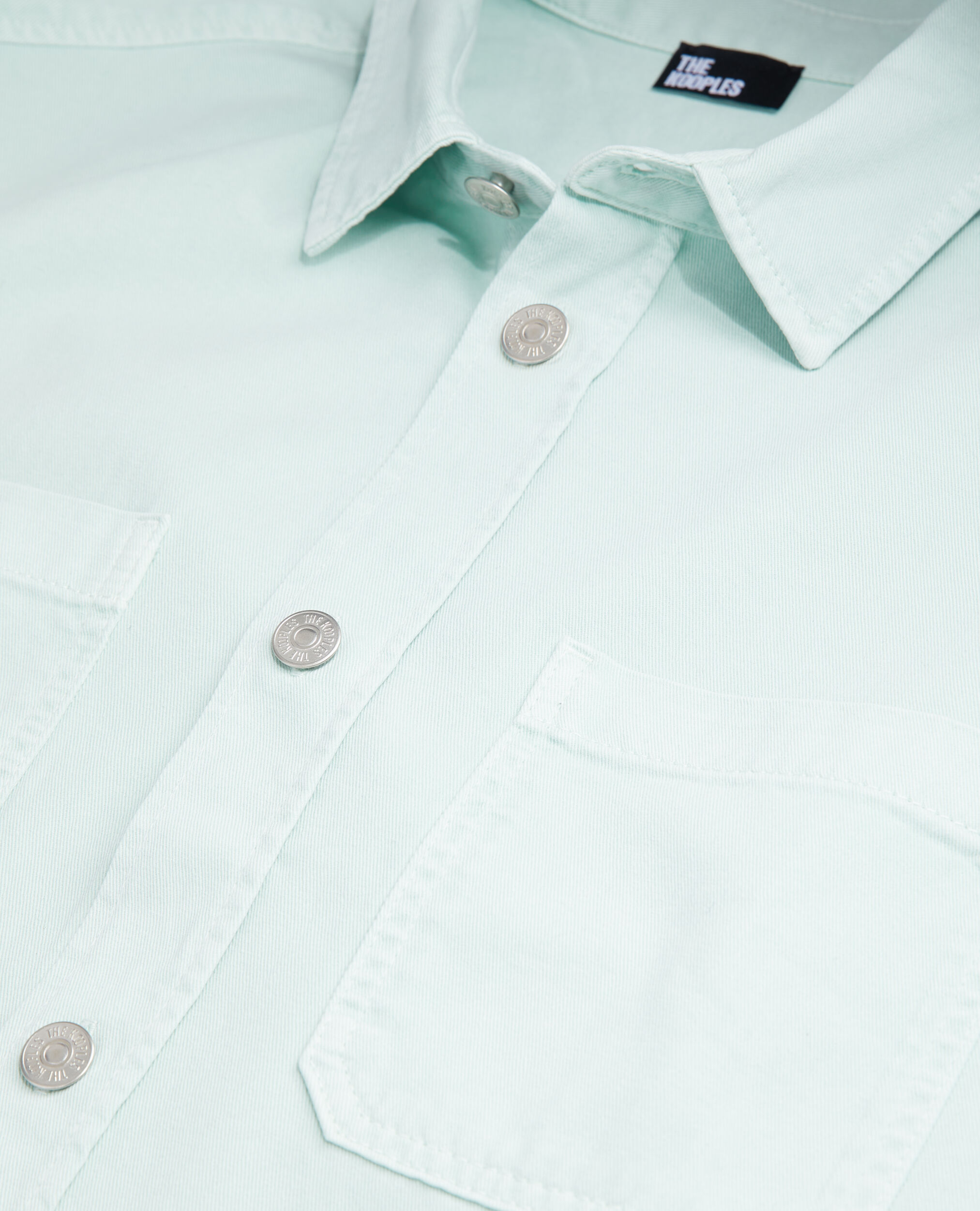Surchemise verte en denim