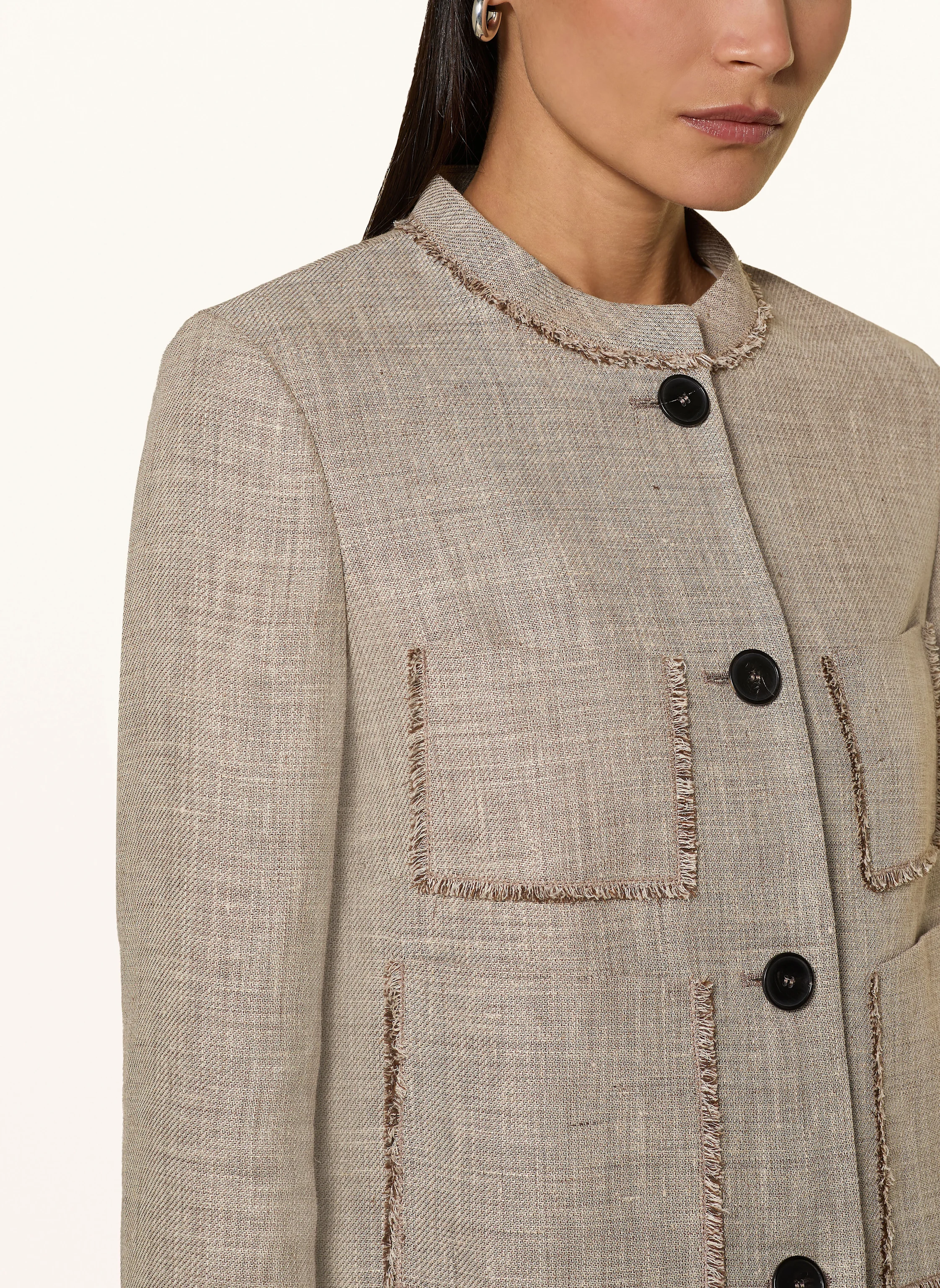 windsor. Kastenjacke mit Leinen