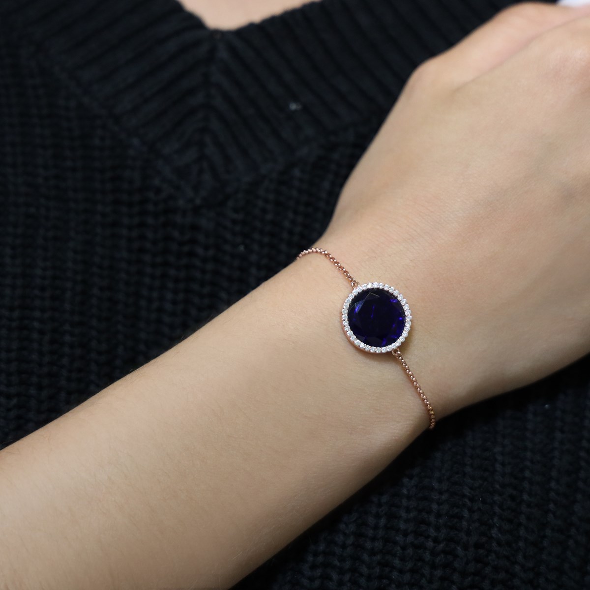 Bracelet Disque Marine