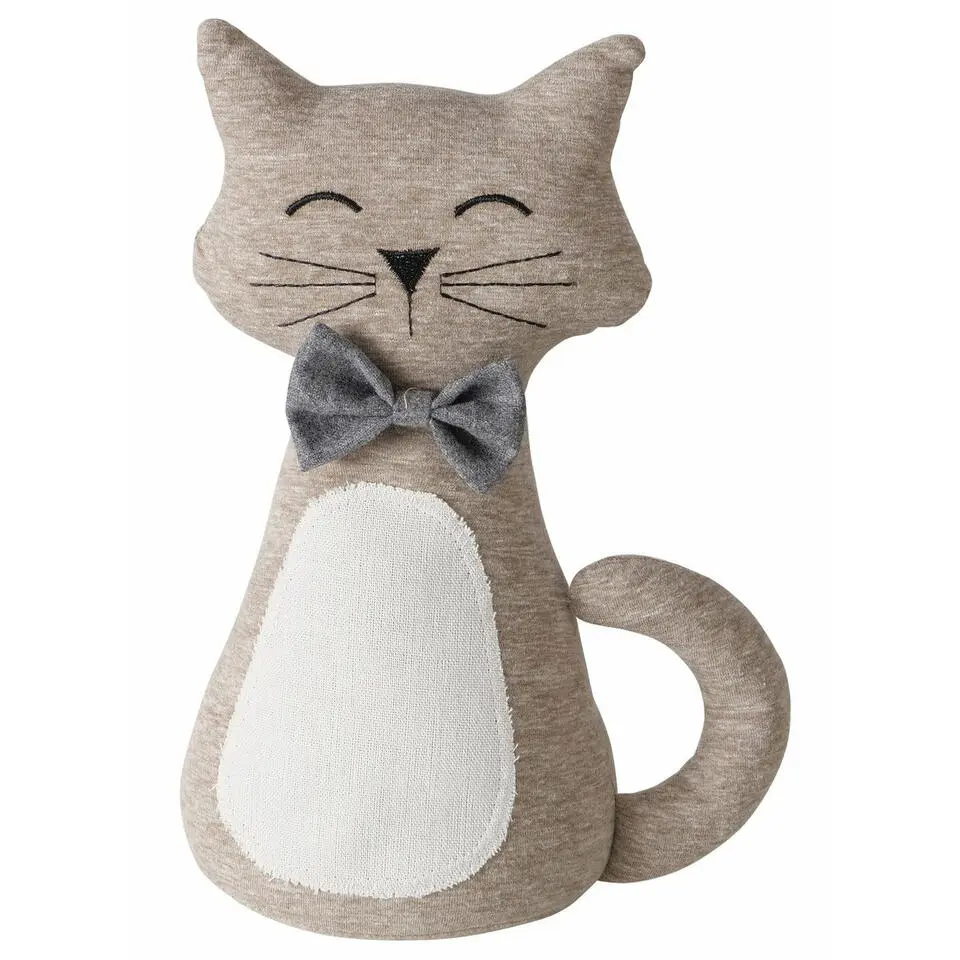 Boltze deurstopper Katje - 1 kilo - beige - 31 x 11 cm