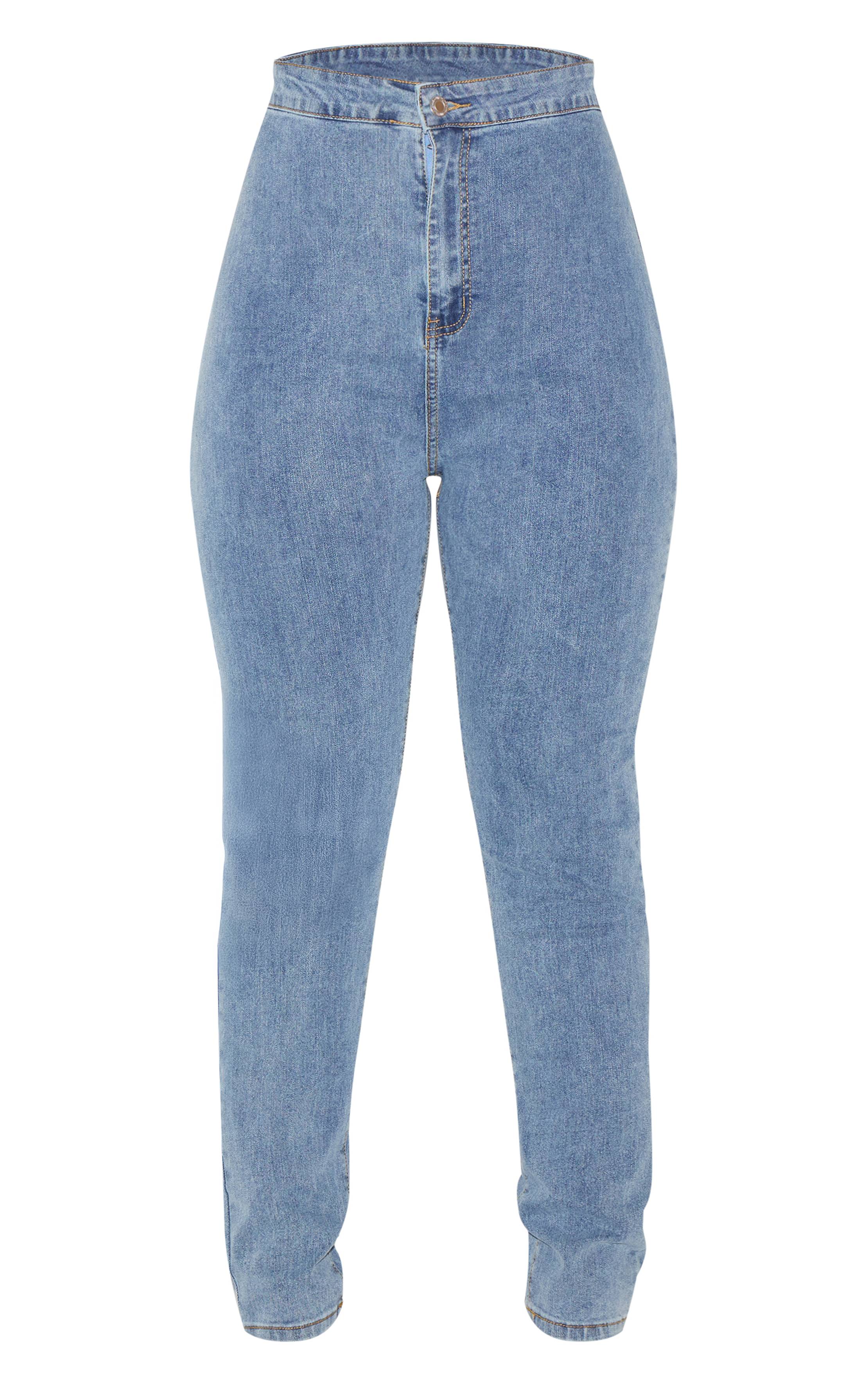 Délavage Vintage Prettylittlething Plus Jean Skinny Disco Délavage Vintage