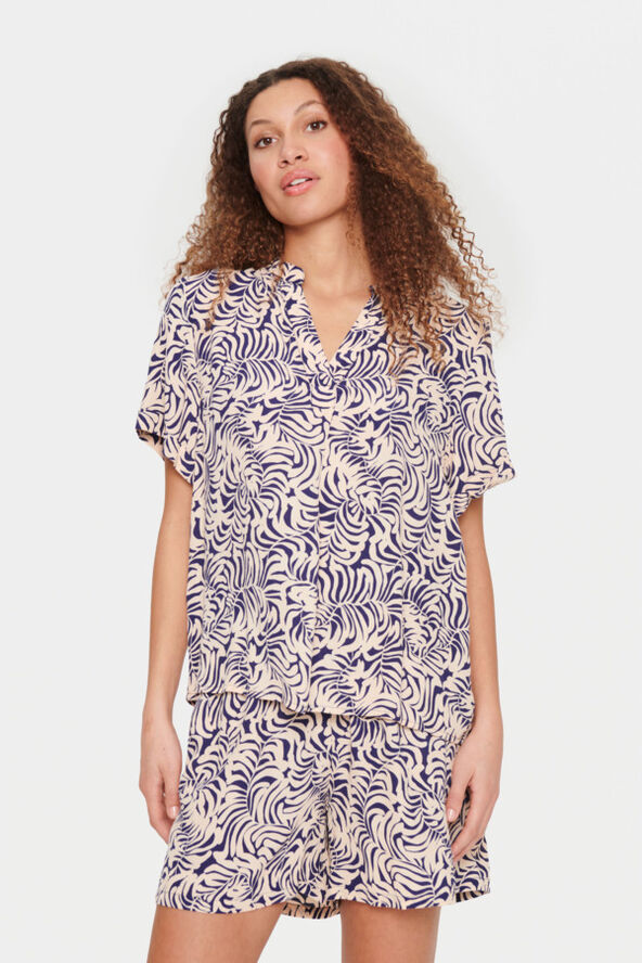 Saint Tropez AgnesSZ SS Top Astral aura botanical