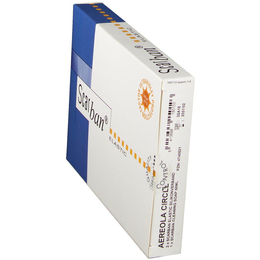 Scarban® Elastic Silikonverband Aereola Circle